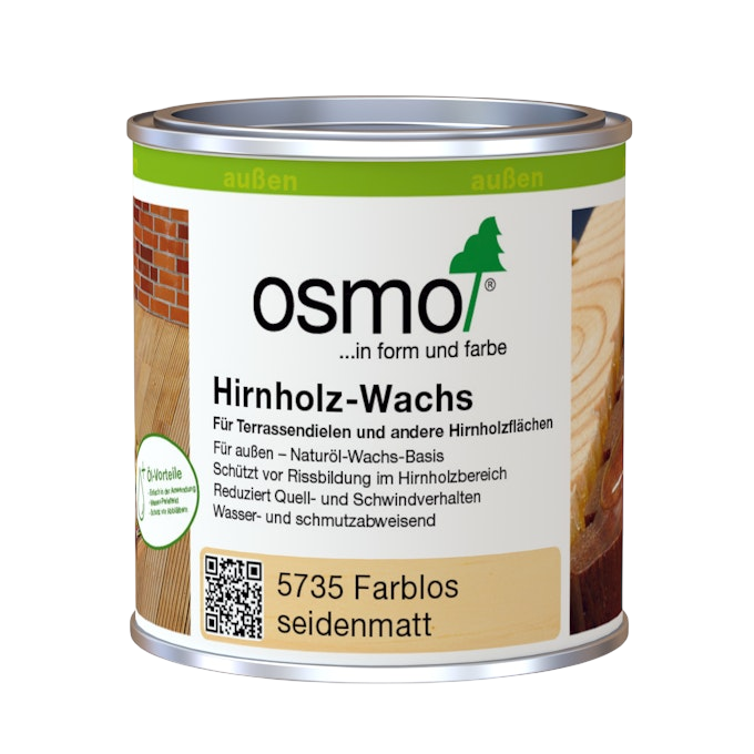 OSMO Hirnholz-Wachs 5735 Farblos Seidenmatt