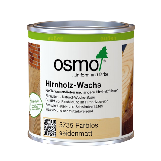 OSMO Hirnholz-Wachs 5735 Farblos Seidenmatt