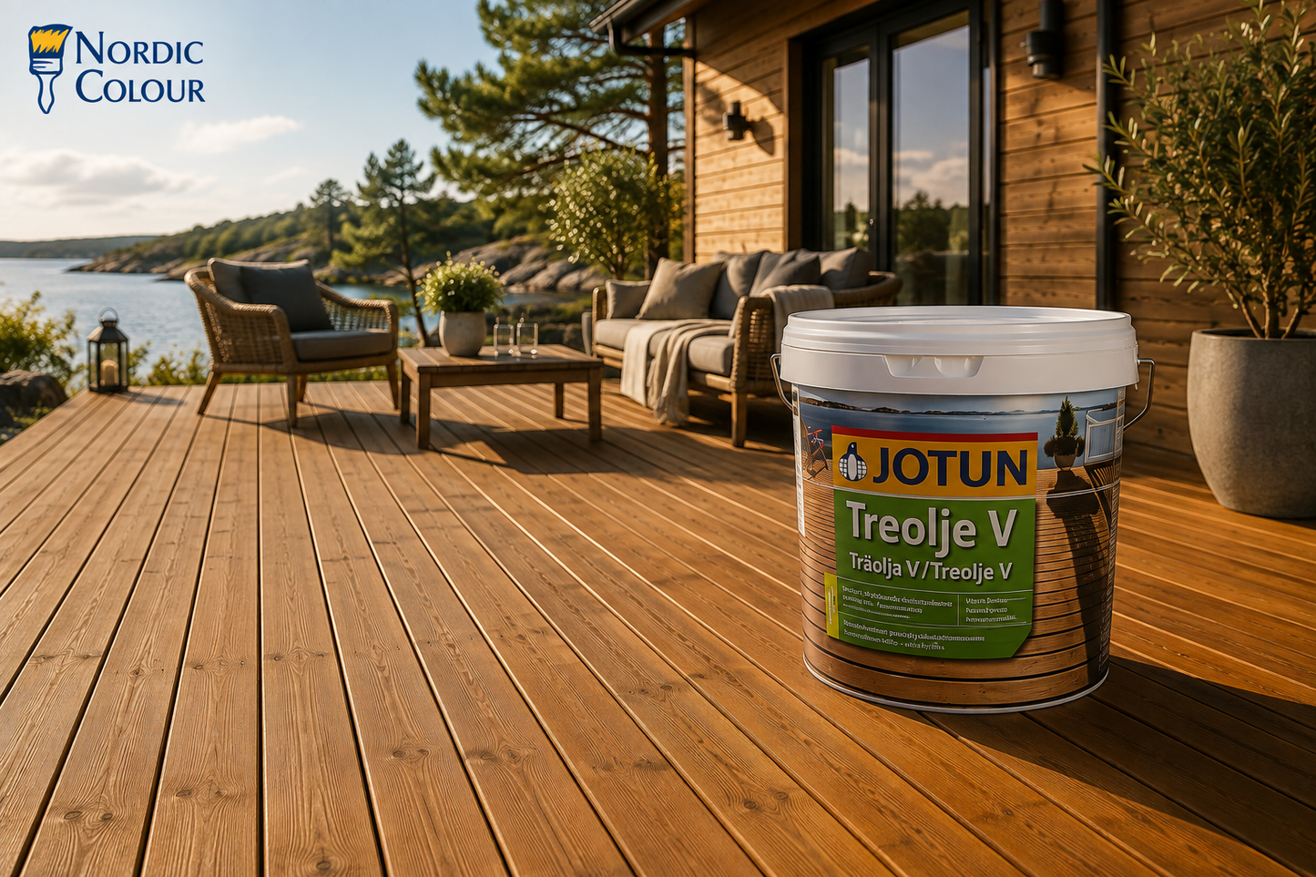 JOTUN TREOLJE V - Holzöl getönt - 3,0 l