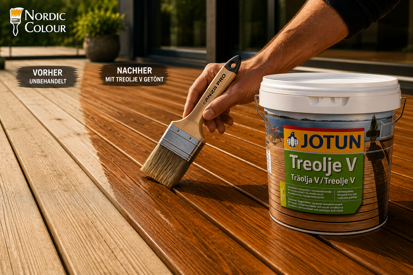 JOTUN TREOLJE V - Holzöl getönt - 3,0 l