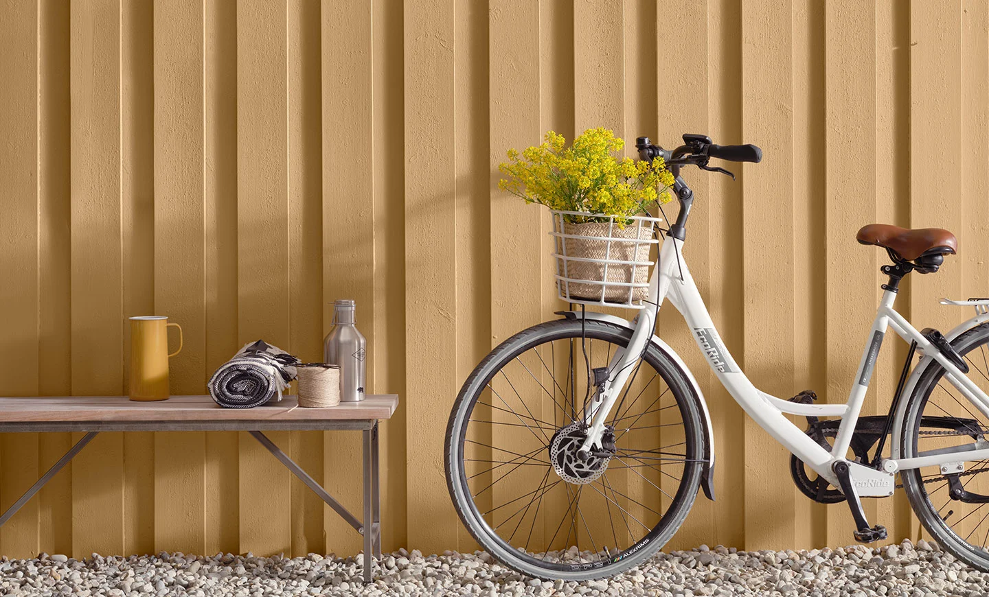 Modernes Haus in Grautönen